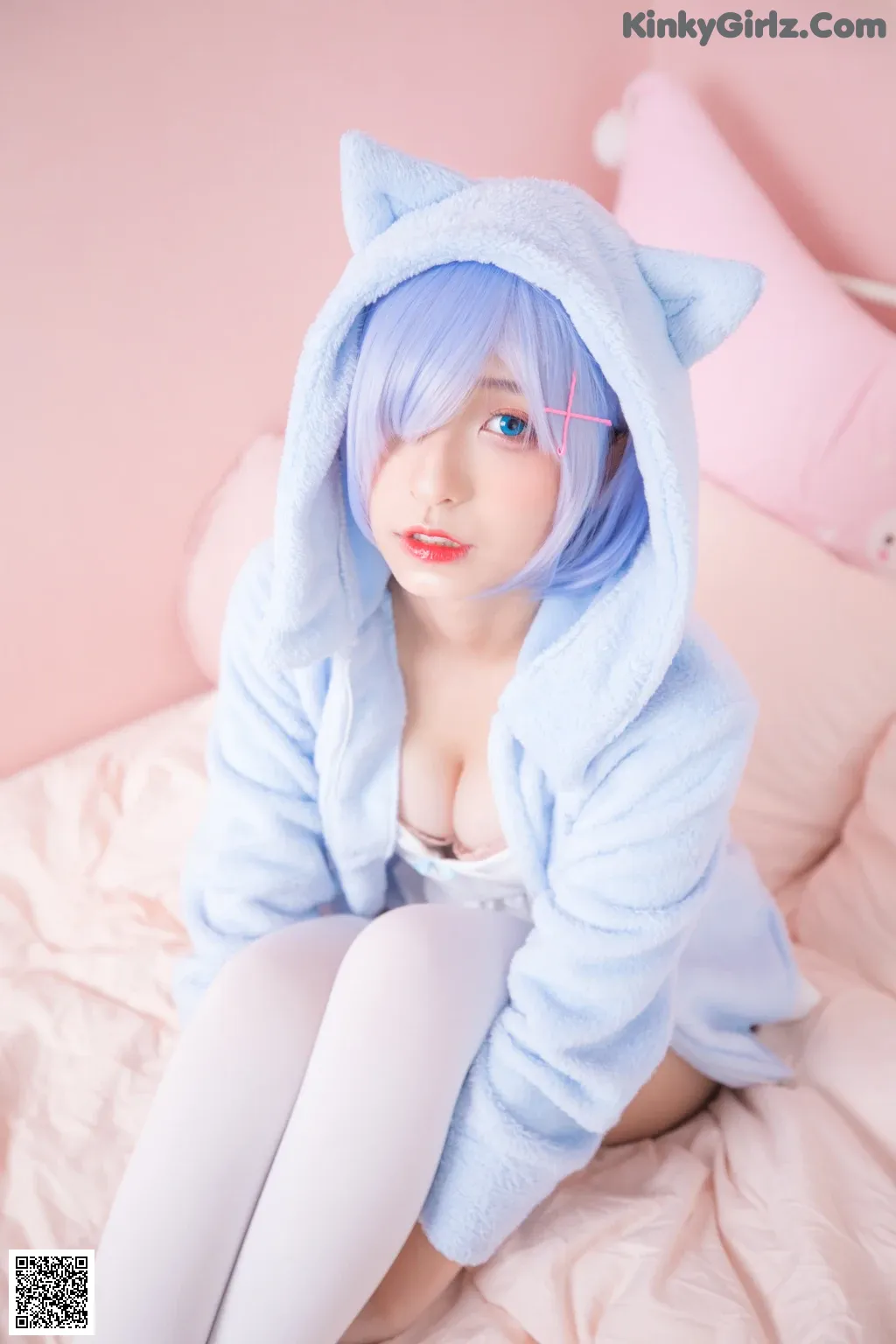 View - Coser@神楽坂真冬 Vol.005: 蕾姆 Milk by blue (150 photos) - 