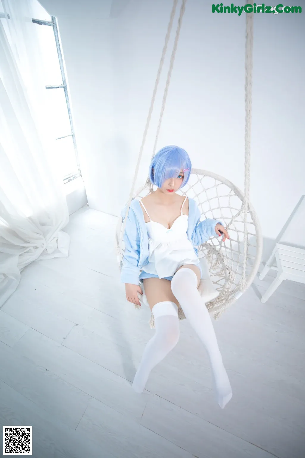 View - Coser@神楽坂真冬 Vol.005: 蕾姆 Milk by blue (150 photos) - 