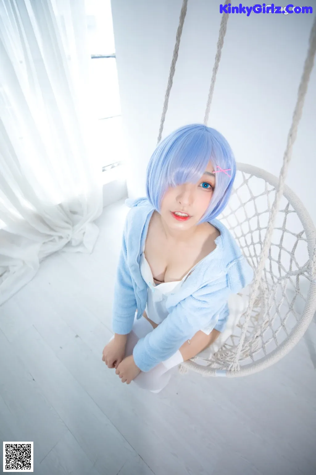 View - Coser@神楽坂真冬 Vol.005: 蕾姆 Milk by blue (150 photos) - 