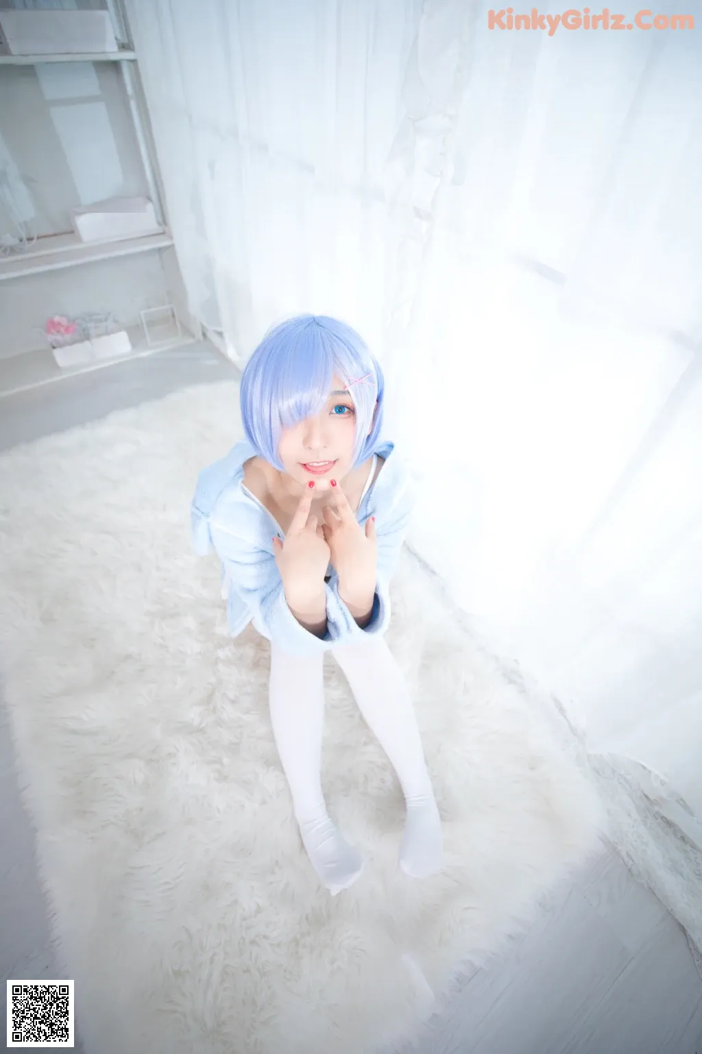 View - Coser@神楽坂真冬 Vol.005: 蕾姆 Milk by blue (150 photos) - 