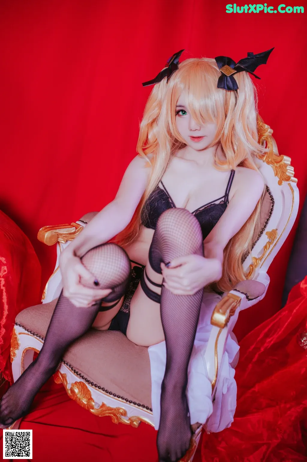 View - Coser@Sally多啦雪 (Sally Dorasnow): Fischl Gothic Lingerie (53 photos) - ArtXGirl.com