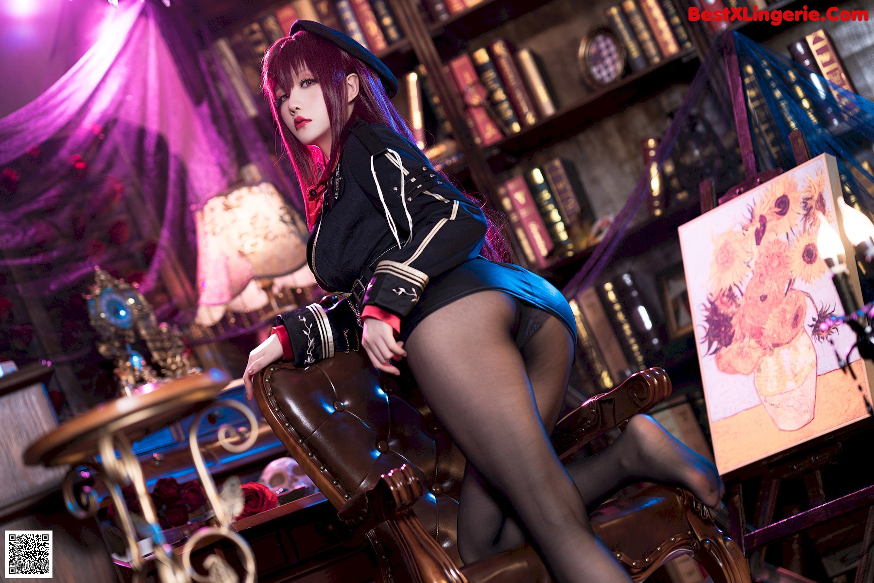 View - 星之迟迟 - Chiness Model  Cosplay 斯卡哈 真红教枪 - 